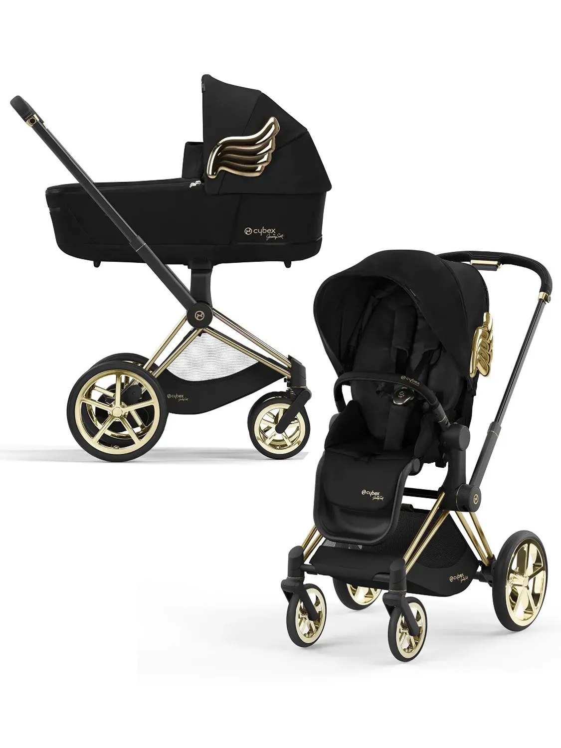 Коляска 2 в 1 Cybex Priam IV FE Jeremy Scott Wings — купить в Симферополе