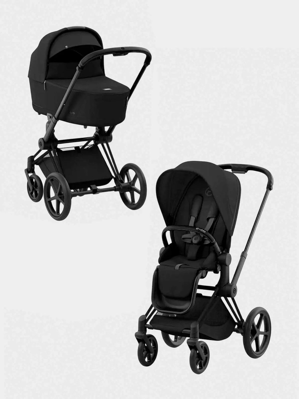 Коляска 2 в 1 Cybex Priam IV шасси Chrome Brown / Matt Black — купить в Симферополе