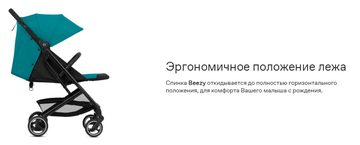 Коляска прогулочная Cybex Beezy с бампером и дождевиком 2025
