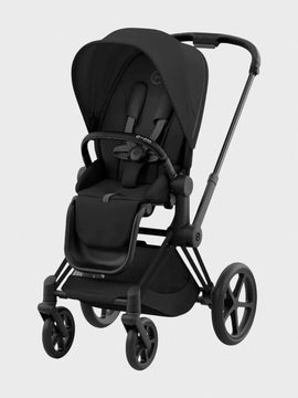 Коляска 2 в 1 Cybex Priam IV шасси Chrome Brown / Matt Black